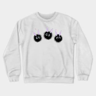 Three fluffy monsters Crewneck Sweatshirt